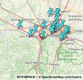 Mappa Piazza John Fitzgerald Kennedy, 40033 Casalecchio di Reno BO, Italia (6.6835)