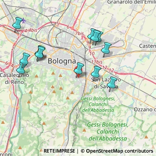 Mappa Via Pianoro, 40137 Bologna BO, Italia (4.45538)