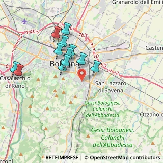 Mappa Via Pianoro, 40137 Bologna BO, Italia (3.70583)