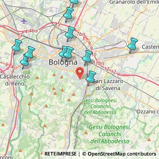 Mappa Via Pianoro, 40137 Bologna BO, Italia (4.78091)