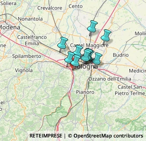 Mappa Via Righi, 40033 Casalecchio di Reno BO, Italia (7.38182)