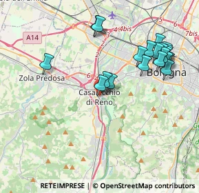 Mappa Via Alessandro Volta, 40033 Casalecchio di Reno BO, Italia (4.248)