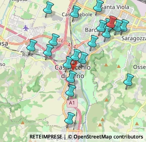 Mappa Via Alessandro Volta, 40033 Casalecchio di Reno BO, Italia (2.1055)