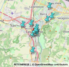 Mappa Via Alessandro Volta, 40033 Casalecchio di Reno BO, Italia (1.23545)