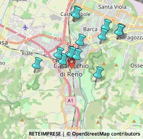 Mappa Via Alessandro Volta, 40033 Casalecchio di Reno BO, Italia (1.66714)