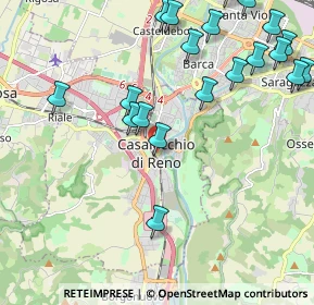 Mappa Via Righi, 40033 Casalecchio di Reno BO, Italia (2.637)