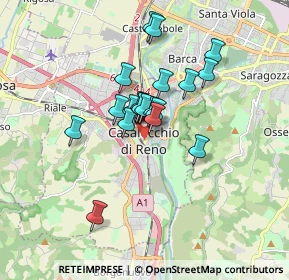 Mappa Via Alessandro Volta, 40033 Casalecchio di Reno BO, Italia (1.264)
