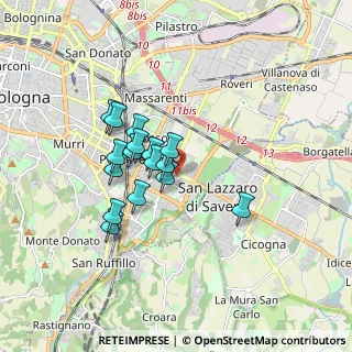 Mappa Via Reggio Emilia, 40139 Bologna BO, Italia (1.34688)