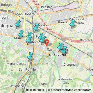 Mappa Via Reggio Emilia, 40139 Bologna BO, Italia (1.85)