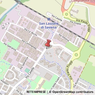 Mappa Via Caselle, 87, 40068 San Lazzaro di Savena, Bologna (Emilia Romagna)