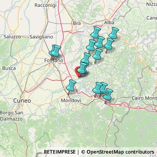 Mappa Via Langhe, 12022 Carrù CN, Italia (11.61)