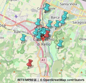 Mappa Via Martiri della Libertà, 40033 Casalecchio di Reno BO, Italia (1.261)