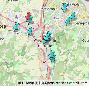 Mappa Via Martiri della Libertà, 40033 Casalecchio di Reno BO, Italia (1.66692)