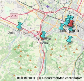 Mappa Via Martiri della Libertà, 40033 Casalecchio di Reno BO, Italia (4.7825)