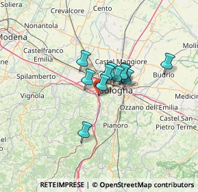 Mappa Via Martiri della Libertà, 40033 Casalecchio di Reno BO, Italia (8.04455)