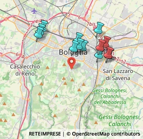 Mappa Via di Barbiano, 40124 Bologna BO, Italia (3.43538)