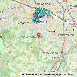 Mappa Via di Barbiano, 40124 Bologna BO, Italia (2.2625)
