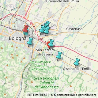Mappa Via Commenda, 40068 San Lazzaro di Savena BO, Italia (3.32273)