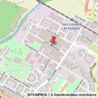 Mappa Via Commenda, 9, 40068 San Lazzaro di Savena, Bologna (Emilia Romagna)