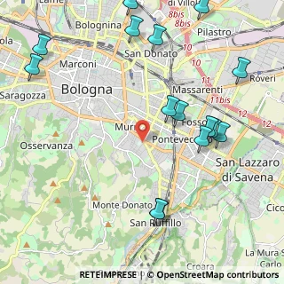 Mappa Via Augusto Murri, 40137 Bologna BO, Italia (2.79625)