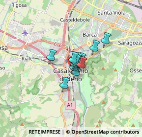 Mappa Via Camillo Benso Conte di Cavour, 40033 Casalecchio di Reno BO, Italia (0.72167)