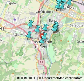 Mappa Via Camillo Benso Conte di Cavour, 40033 Casalecchio di Reno BO, Italia (1.99)