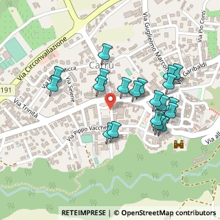 Mappa Piazza del Mercato Bestiame, 12061 Carrù CN, Italia (0.2215)