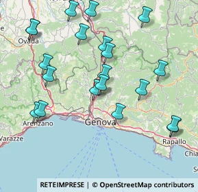 Mappa Via Meirana, 16010 Sant'Olcese GE, Italia (17.6025)