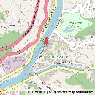 Mappa Via sturzo don luigi 40, 16010 Sant'Olcese, Genova (Liguria)