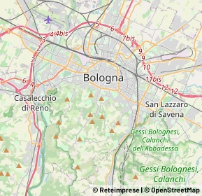 Mappa 40136 Bologna BO, Italia (3.2395)
