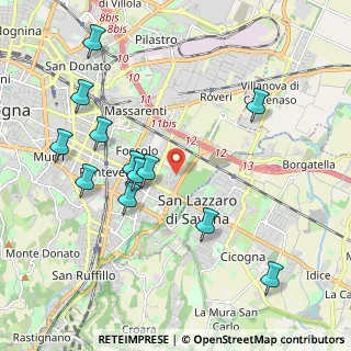 Mappa Via Carlo Carli, 40139 Bologna BO, Italia (2.2275)
