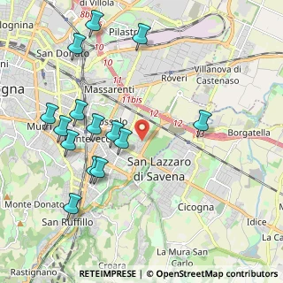 Mappa Via Carlo Carli, 40139 Bologna BO, Italia (2.30214)