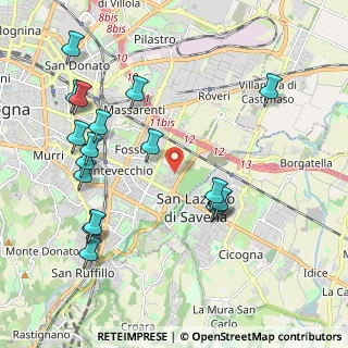 Mappa Via Carlo Carli, 40139 Bologna BO, Italia (2.31611)