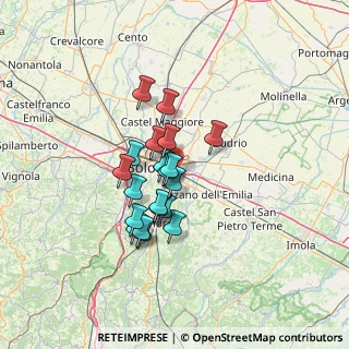Mappa Via Carlo Carli, 40139 Bologna BO, Italia (10.171)