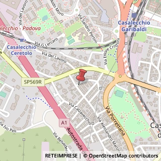 Mappa Via Ermete Zacconi, 3, 40033 Casalecchio di Reno, Bologna (Emilia Romagna)
