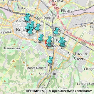 Mappa Passo carraio a destra del civico, 40137 Bologna BO, Italia (1.58923)