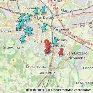 Mappa Passo carraio a destra del civico, 40137 Bologna BO, Italia (2.02933)