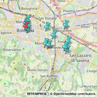 Mappa Passo carraio a destra del civico, 40137 Bologna BO, Italia (1.85143)