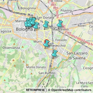 Mappa Passo carraio a destra del civico, 40137 Bologna BO, Italia (1.95727)