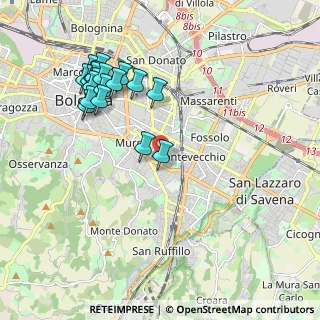 Mappa Passo carraio a destra del civico, 40137 Bologna BO, Italia (2.1955)