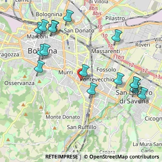 Mappa Passo carraio a destra del civico, 40137 Bologna BO, Italia (2.51813)