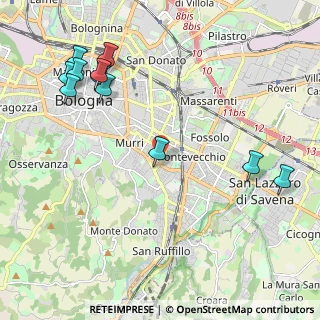 Mappa Passo carraio a destra del civico, 40137 Bologna BO, Italia (2.62364)