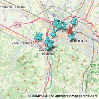 Mappa Via G. Mazzini, 40033 Bologna BO, Italia (2.65357)