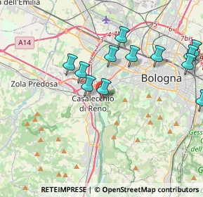 Mappa Via Don Filippo Ercolani, 40033 Casalecchio di Reno BO, Italia (4.50077)