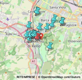 Mappa Via Don Filippo Ercolani, 40033 Casalecchio di Reno BO, Italia (1.2925)