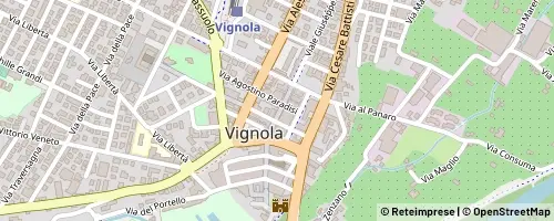 Mappa Vignola