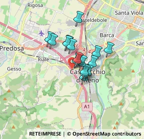 Mappa Via del Fanciullo, 40033 Casalecchio di Reno BO, Italia (1.09188)