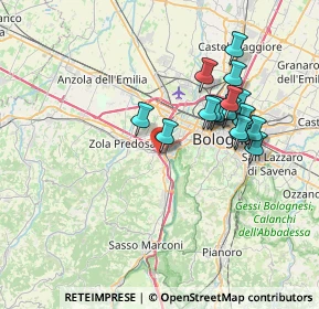 Mappa Via del Fanciullo, 40033 Casalecchio di Reno BO, Italia (6.80813)