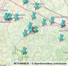 Mappa Via Don G. Gherardi, 41056 Savignano sul Panaro MO, Italia (9.7605)