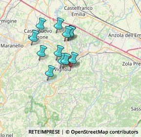 Mappa Via Don G. Gherardi, 41056 Savignano sul Panaro MO, Italia (5.68167)